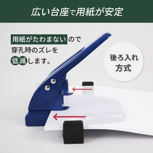 カール事務器 2穴パンチ ブルー ダブルゲージ仕様 穴あけ枚数45枚 SD-WJ45-B ns097-003 雑貨 文具 事務用品 穴あけﾊﾟﾝﾁ 日本製 金属製 ﾛｯｸ付き