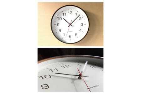 KATOMOKU Plywood clock 木製掛け時計（ブラウン）km-61BR