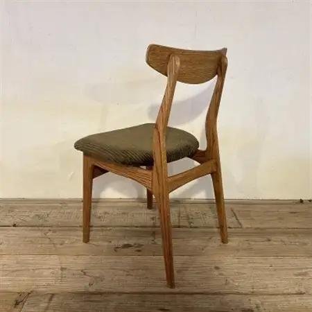 Cordial Dining Chair ブラウンフレーム コーデュロイ オリーブ【SWOF】_雑貨・日用品 椅子・チェア・ソファ 家具・インテリア _【1555809】