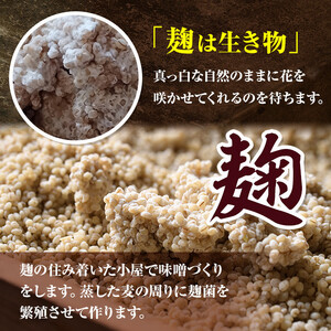 【A73001】＜定期便・全3回(1ヶ月おきにお届け)＞手作りいろは味噌(計6kg・2kg×3回) 鹿児島 国産 味噌 みそ 田舎みそ 田舎味噌 手作り味噌 調味料 はだか麦 定期 隔月【いろは味噌】