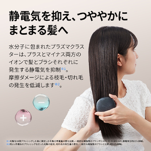 O101(ブルー系)　SHARP プラズマクラスターヘアブラシ IB-B1-A（ブルー系ミスティライトブルー）【シャープ 電化製品 家電 美容 美容家電 ヘアブラシ ブラシ プラズマクラスター イオン 静電気 新生活 正規品 大阪府 八尾市 返礼品】