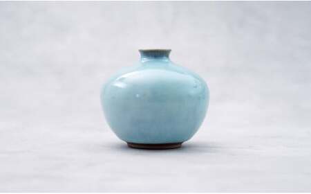 有田焼 月白一輪挿し 花器 フラワーベース【梶原大敬 茂正工房 】食器 うつわ 器 青磁 作家 A24-151