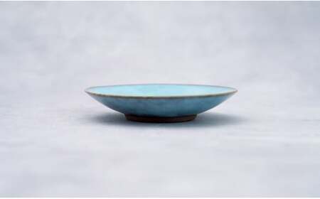 有田焼 月白小皿 2枚セット【梶原大敬 茂正工房】器 うつわ 食器 皿 取皿 小皿 菓子皿 2枚 セット ペア 青磁 月白 青 夏 上品 シンプル 作家 ろくろ 電子レンジ対応 A18-239