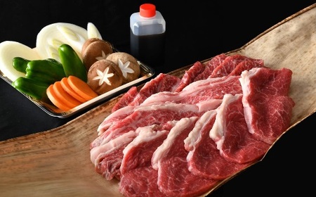 松阪肉焼肉セット600g(野菜・ポン酢付) ( 松阪肉 牛肉 焼肉 松阪牛 焼き肉 BBQ アウトドア キャンプ 牛銀本店 ) 【2-182】