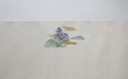 爪掻本綴織 名古屋帯＜山水風景若竹＞