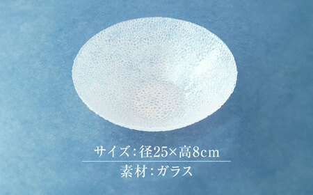 ルミナスシリーズ ボウル (大) レッド 【暗闇に輝く、卓上の新たな魔法】 多治見市 / 丸モ高木陶器 ガラス 深皿 食器 化粧箱入り[TBA225]