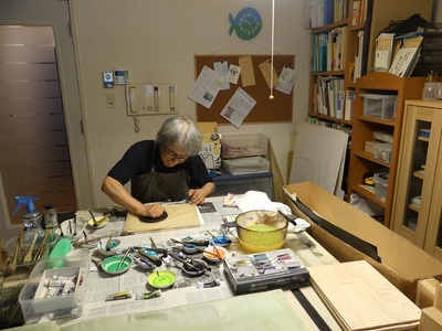 藤田泉オリジナル版画【北杜の宴シリーズ】-水の宴-　オリジナル版画 北杜の宴シリーズ 水の宴 北杜の彩り世界 木版画 版画 美術 芸術 アート インテリア 藤田泉 Zum ORIGINAL ギフト 贈り物 山梨県 北杜市 [h282]