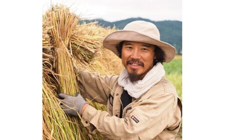 米 令和7年 栽培期間中農薬・化学肥料不使用 はぜ掛け 天日干し コシヒカリ 白米 5kg [まるごし農園 長野県 池田町 48110700]