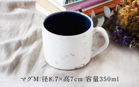 【美濃焼】SHIKKUI マグM/プレートセット ブルー【marushin-pottery 丸新製陶】[MAM100]