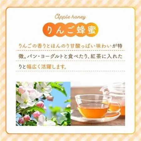 旅するはちみつ300g【りんご蜂蜜】【1186193】