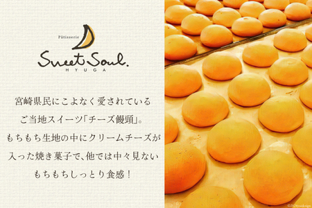 まんじゅう もちもち チーズ饅頭 ひゅうが時間 5個 [三日月堂 宮崎県 日向市 452061140]