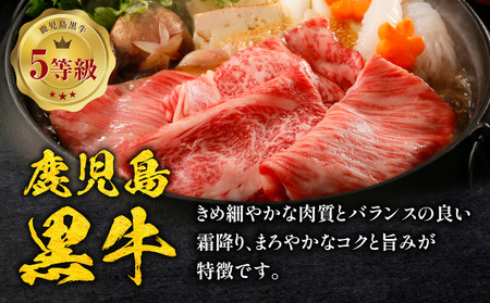 鹿児島黒牛（ リブロース ・ カタロース ）スライスセット 計600g（ H-101 ） C069-004 肉 牛肉 冷凍