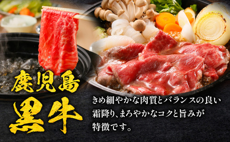 鹿児島黒牛 赤身 スライスセット 計900g（ A-3101 ） C069-003 肉 牛肉 冷凍