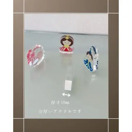 季節のアクリル積み木　収納ケース付～3月～_雑貨   _【1569608】