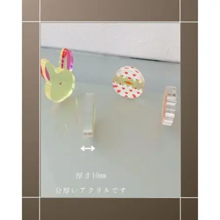 季節のアクリル積み木　収納ケース付～4月～_雑貨   _【1569702】