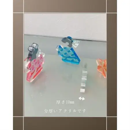 季節のアクリル積み木　収納ケース付～7月～_雑貨   _【1570295】