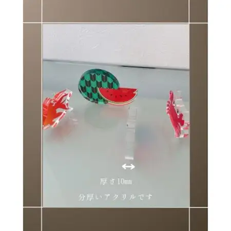 季節のアクリル積み木　収納ケース付～8月～_雑貨   _【1570300】