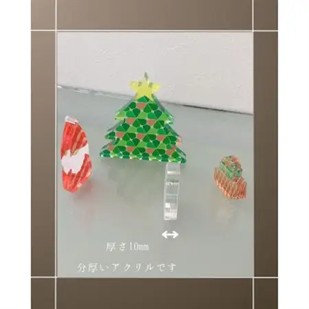 季節のアクリル積み木　収納ケース付～12月～_雑貨   _【1570399】
