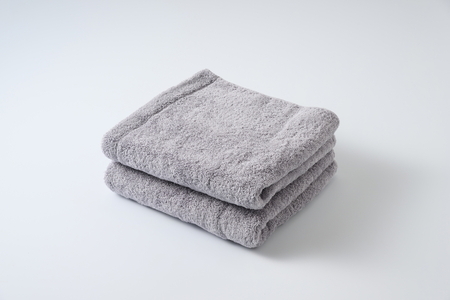 ジャストフィットバスタオル4枚組ブルーグレー2、コーラル2 ｜ バスタオル