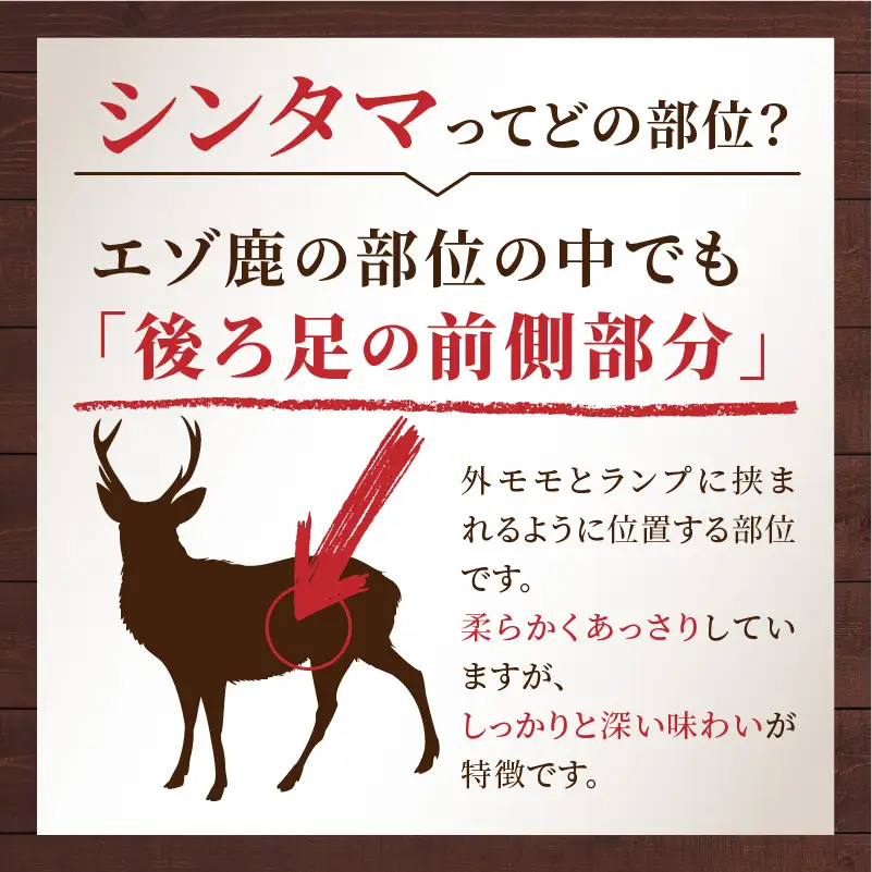 北見エゾシカ熟成 ドライエイジング ももステーキ肉 700g ( 内もも しんたま エゾシカ肉 しか 熟成肉 お肉 肉 鹿肉 ジビエ 熟成ジビエ ステーキ BBQ 焼き肉 焼肉 カット肉 もも肉 モモ肉 )【025-0047】