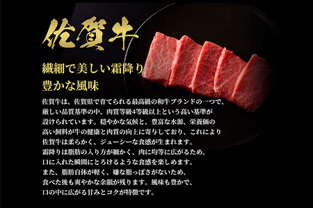 【和牛セレブ】佐賀牛 焼肉モモ・肩 200g(H113105)
