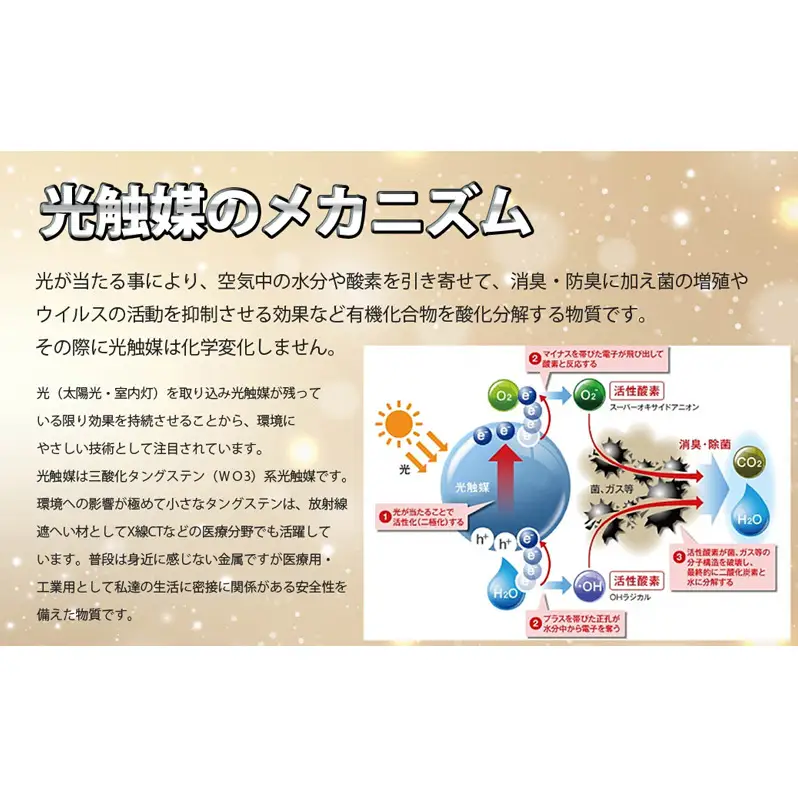 光触媒スプレー「エアピュリック」（抗ウイルス・抗菌防臭）