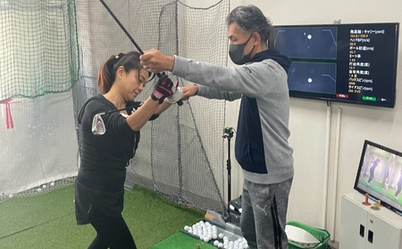 [IGL（インドアゴルフレッスン）・スタジオ渋谷]ゴルフスクールのレッスン2回コースの1か月分の月会費【既存会員向け】