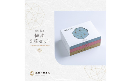 FHS15 山の宝石 佃煮 3箱セット 各約100g 計約300g