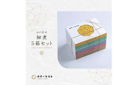 FHS22 山の宝石 佃煮 5箱セット 5種 計約520g