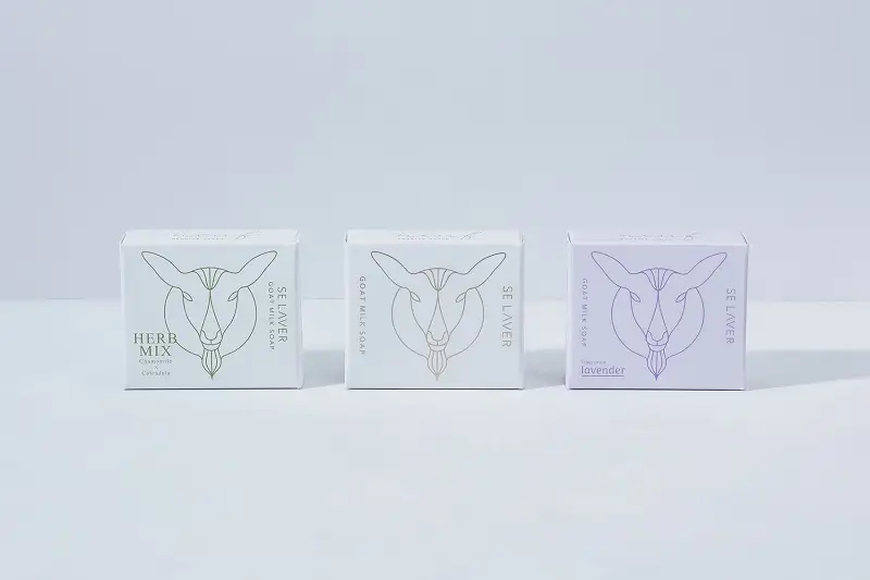 ゴートミルクソープ 90g×3個セット ( 石鹸 日用品 敏感肌 植物オイル ビタミン )【055-0008】