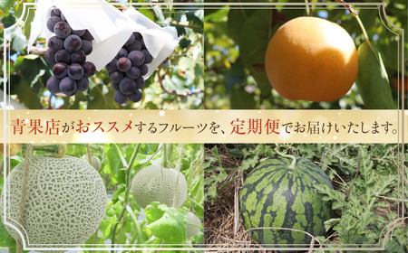 フルーツ定期便 3回 梨 ぶどう メロン