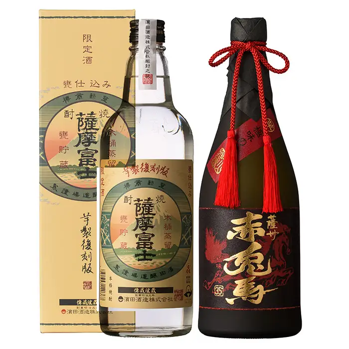 赤兎馬の原酒「赤兎馬 極味の雫」720ml  35度 「薩摩富士 復刻版」 25度 720ml 各1本 【00-023-25】