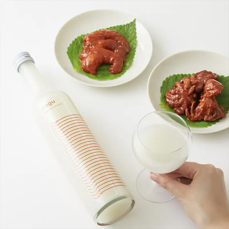 nagu 3本セット【「ピリッ」とした料理に合う お酒 】produced by ごほうびキムチ【日本酒  お米 おつまみ 韓国料理】