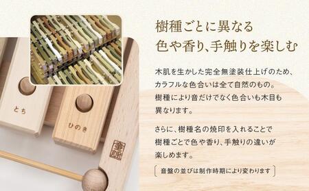 木の木琴 小さな森の合唱団 童謡版 [国産材・木製玩具］| ギフトラッピング対応 インテリア 雑貨 かわいい おしゃれ おもちゃ 楽器 音楽 高山【オークヴィレッジ】AH005VC13
