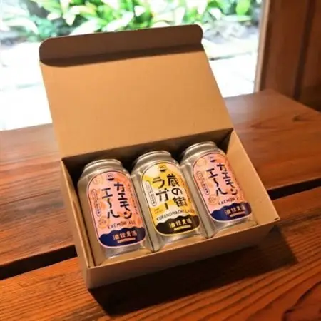油伝麦酒　3缶ギフトセット(蔵の街ラガー1缶・カエモンエール2缶)【配送不可地域：離島】【1568893】