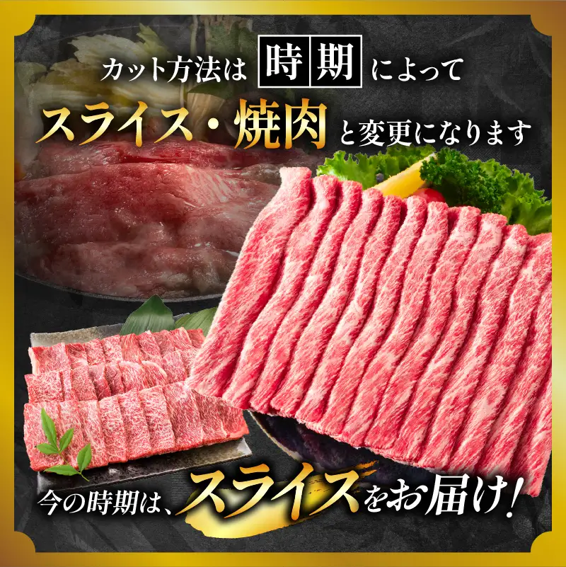 【6月配送】【畜産農家応援】数量限定 厳選 宮崎牛 赤身 スライス 計1kg_CC79-25-06