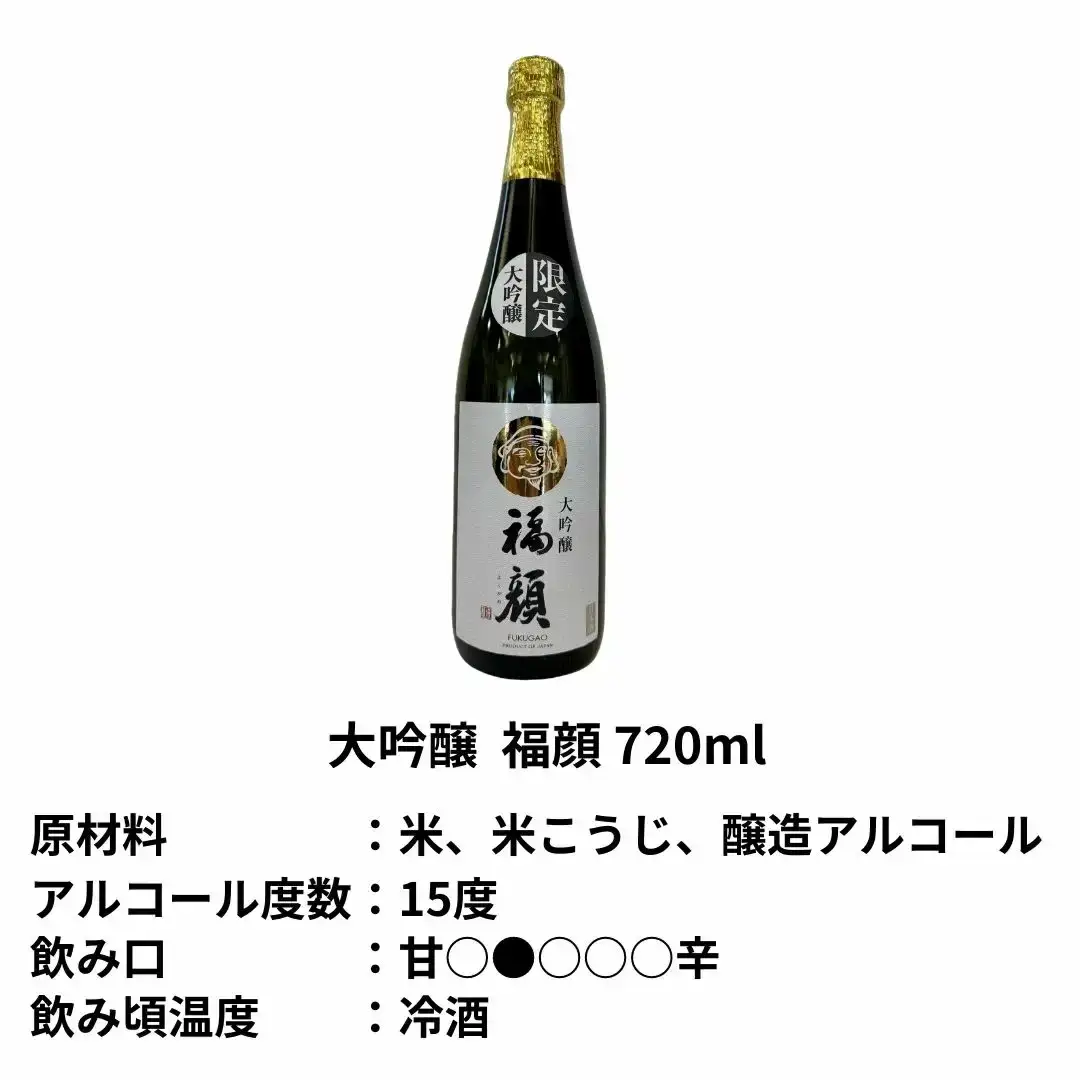 数量限定 大吟醸 本醸造 飲み比べ 720mlx2本 [福・福セット] 日本酒 新潟県 三条市 [福顔酒造] 