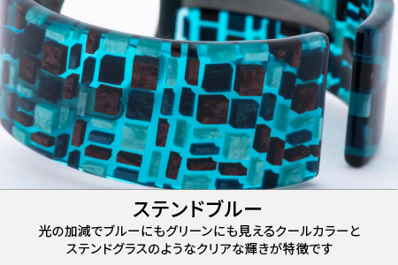 Apple Watch専用バンド 「Air bangle（エアバングル）」ステンドブルー（Series10/11　42モデル）