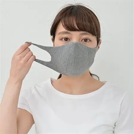 備長炭+オーガニックコットン マスク　3D＆Ag(M)2枚　【4375-7512-02 パット無し】_雑貨・日用品  日用品 _【1133369】