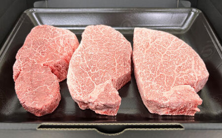【全6回定期便】佐賀牛ヒレステーキ 3枚（計500g） / 佐賀県 / 佐嘉ZEYTAKUYA（やま田商店）[41AQAA064]