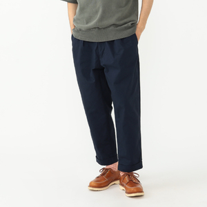 BEAMS PLUS 2プリーツ ツイル パンツ　NAVY　M