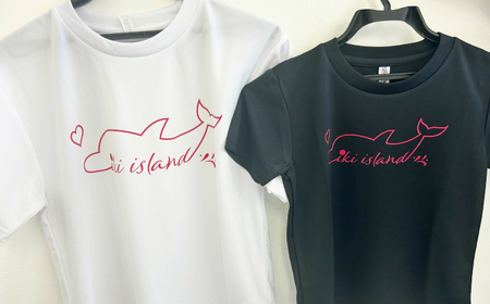 壱岐オリジナルイルカTシャツ親子セット≪壱岐市≫【下久商店株式会社】 Tシャツ お土産 焼酎 壱岐島 離島 [JBZ080] 服