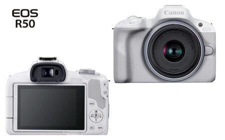 スピード発送】Canon EOS R50 ダブルズームキット ホワイト【長崎
