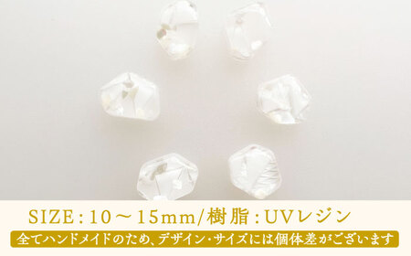 【チェーンの色が選べる】 海洋プラスチックから生まれた ネックレス sobolon いびつちゃん 白MIX 多治見市[TFC021]