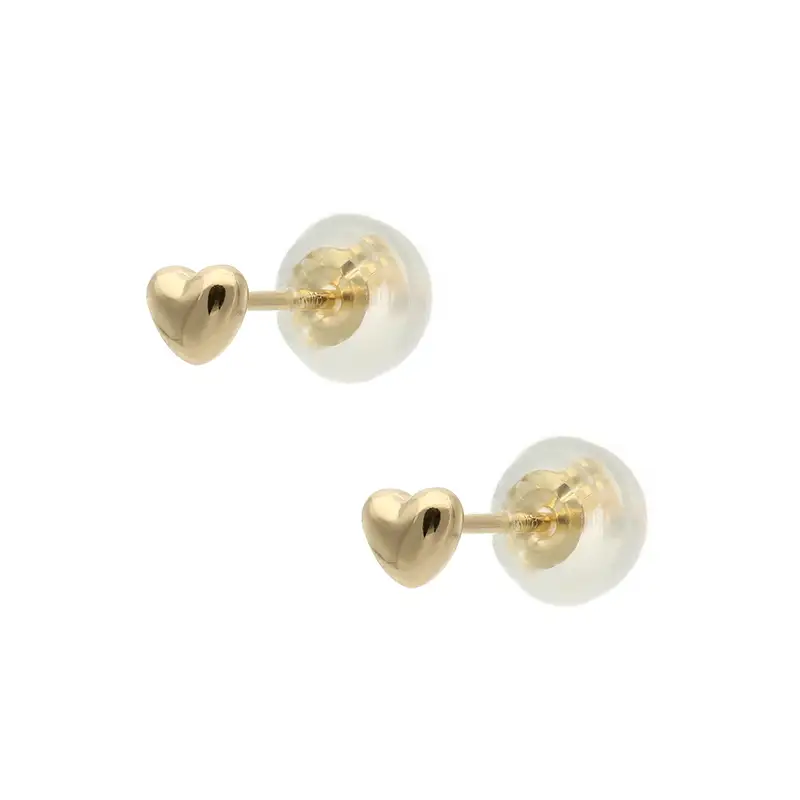 【L&Co.】K18 ハートピアス(95-8127)