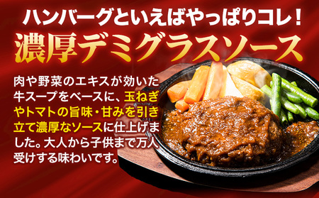 ハンバーグ 15個 国産のお肉使用！ 鶏肉不使用 温めるだけ 「通の贅沢ハンバーグ」濃厚デミグラスソース《7-14日以内に出荷予定(土日祝除く)》 牛 訳あり 小分け 早く届く