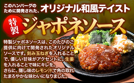 ハンバーグ 20個 国産のお肉使用！ 鶏肉不使用 温めるだけ 「通の贅沢ハンバーグ」特製ジャポネソース《7-14日以内に出荷予定(土日祝除く)》 牛 訳あり 小分け 早く届く