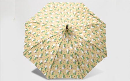EMILY BURNINGHAM 晴雨兼用パゴダ長傘47cm ラビッツアンドターニップ