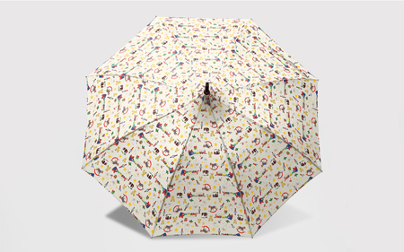 EMILY BURNINGHAM 晴雨兼用パゴダ長傘47cm クリスマストイ