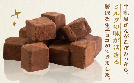 生チョコレート  1箱(1箱12粒入り)   生クリーム使用 チョコレート スイーツ 冷凍 洋菓子 ギフト 贈答 贈り物 プレゼント 牧成舎 ホワイトデー[Q2332_u]